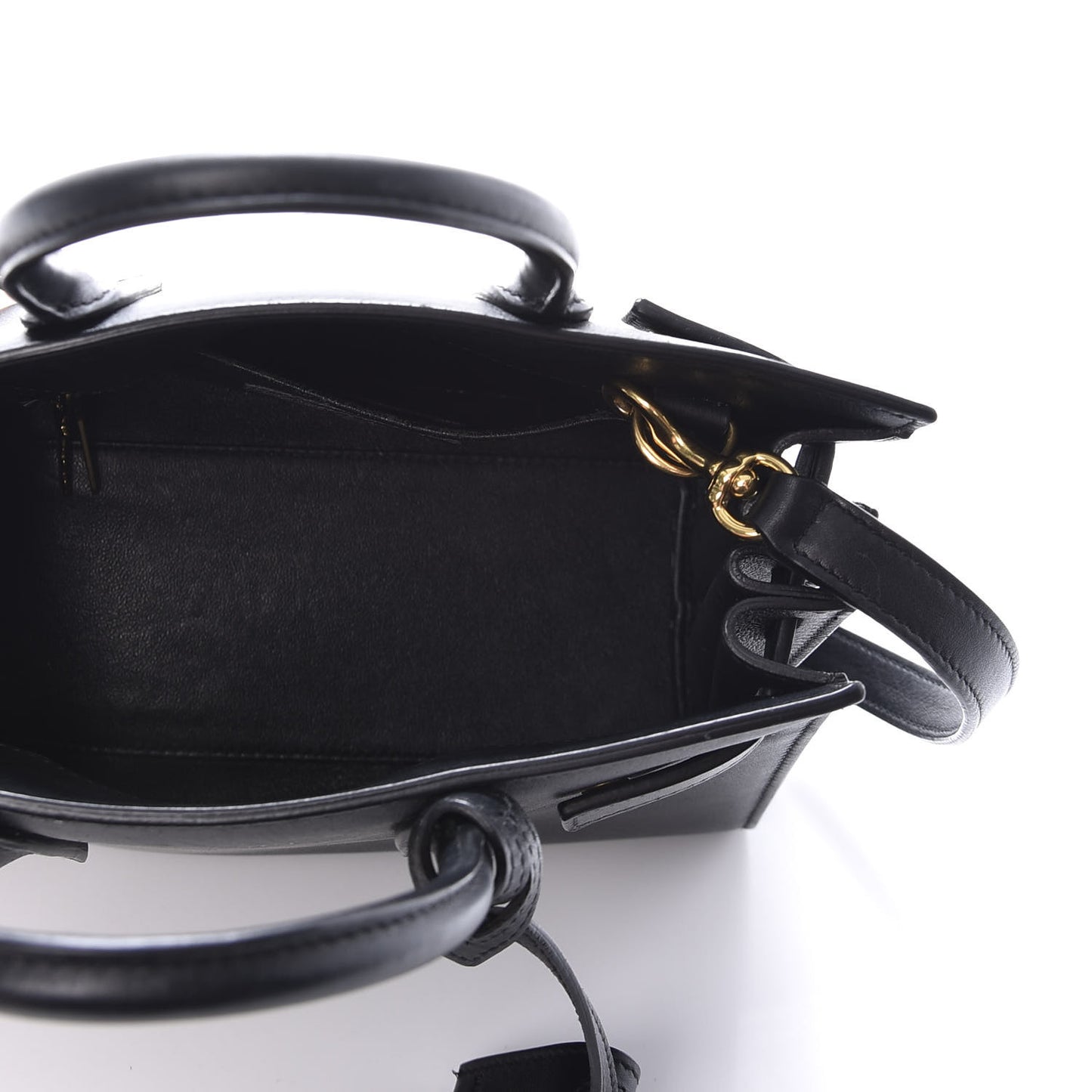 Calfskin Nano Sac de Jour Black