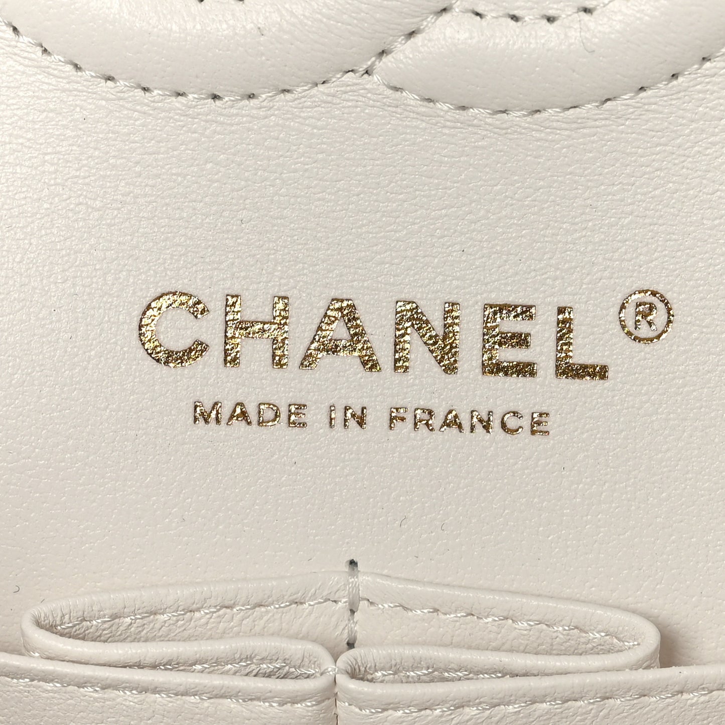 Caviar Quilted Small Double Flap White