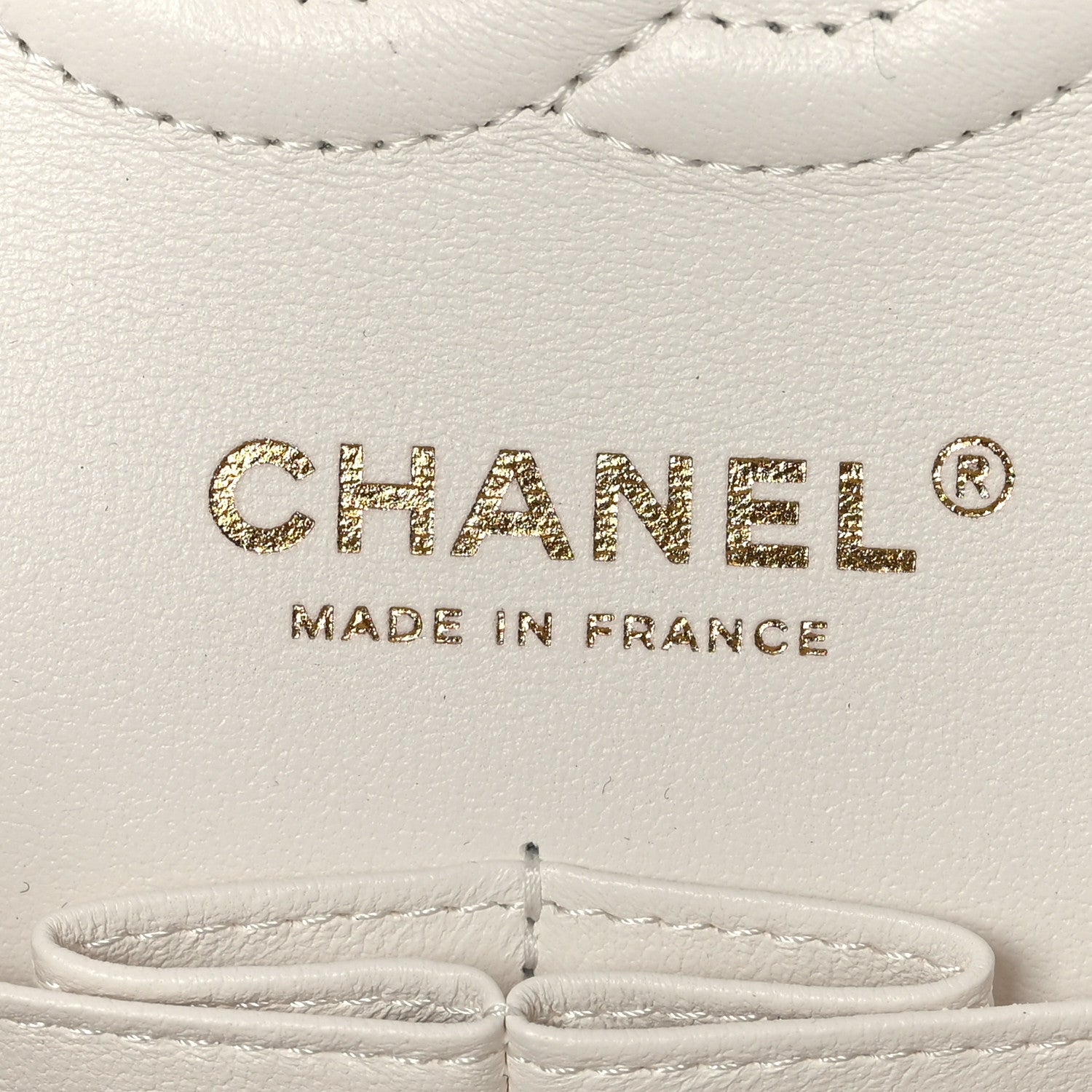 Chanel Caviar Quilted Small Double Flap White 6 of 10