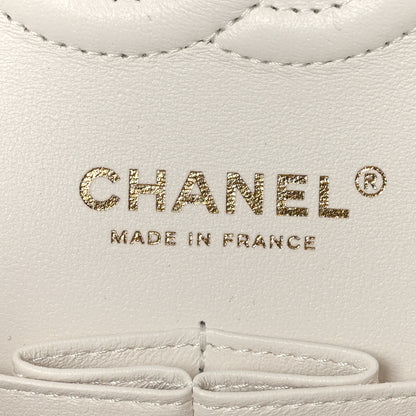 Chanel Caviar Quilted Small Double Flap White 6 of 10