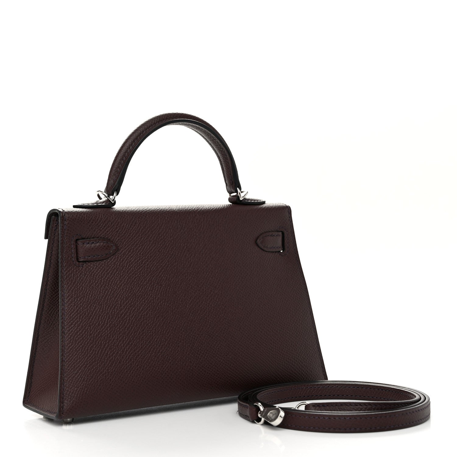 Hermes Epsom Mini Kelly Sellier 20 Rouge Sellier 3 of 13