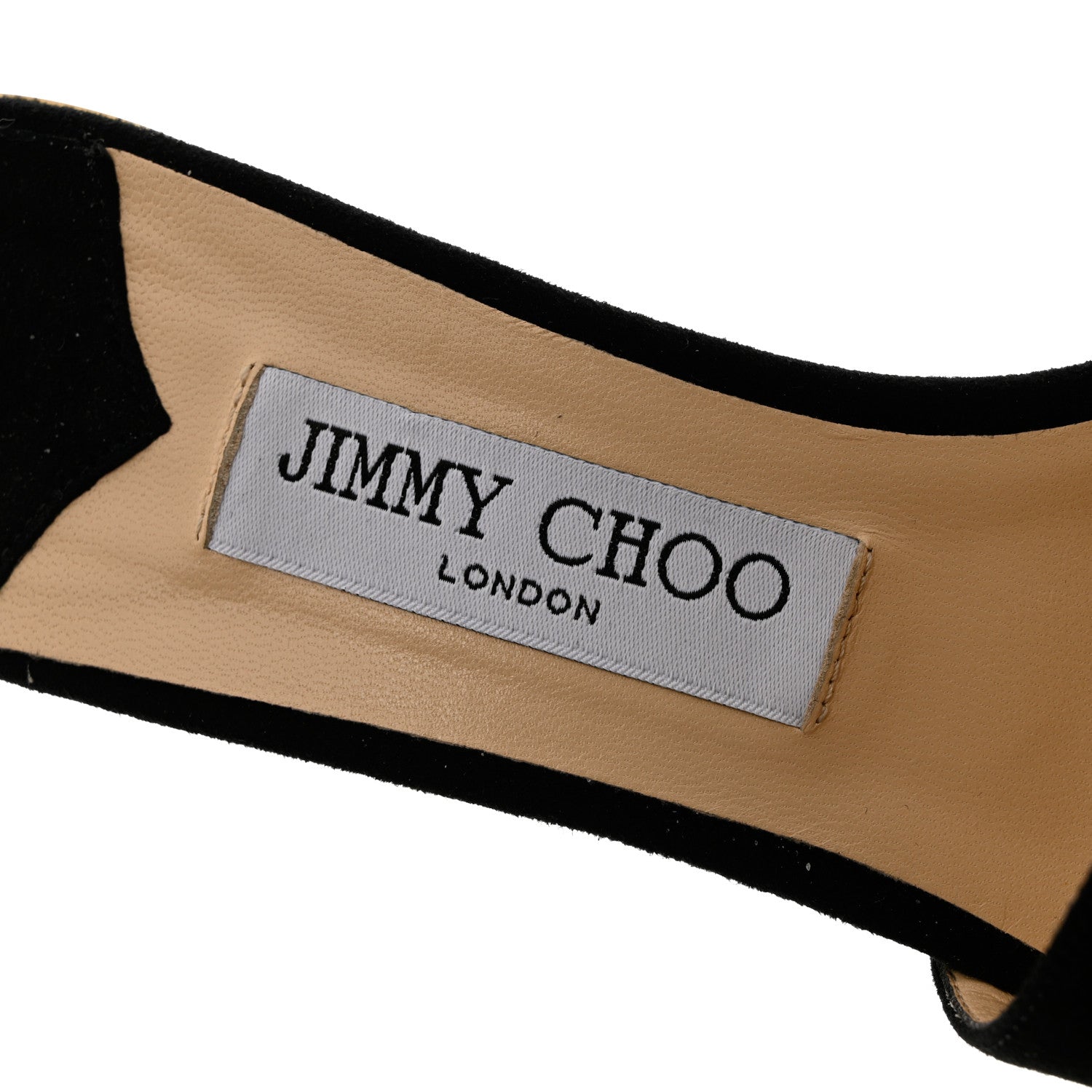 Jimmy Choo Suede Joni Slide Sandals 38 Black 7 of 9