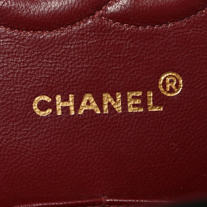Chanel Lambskin Quilted Medium Double Flap Black 6 of 11