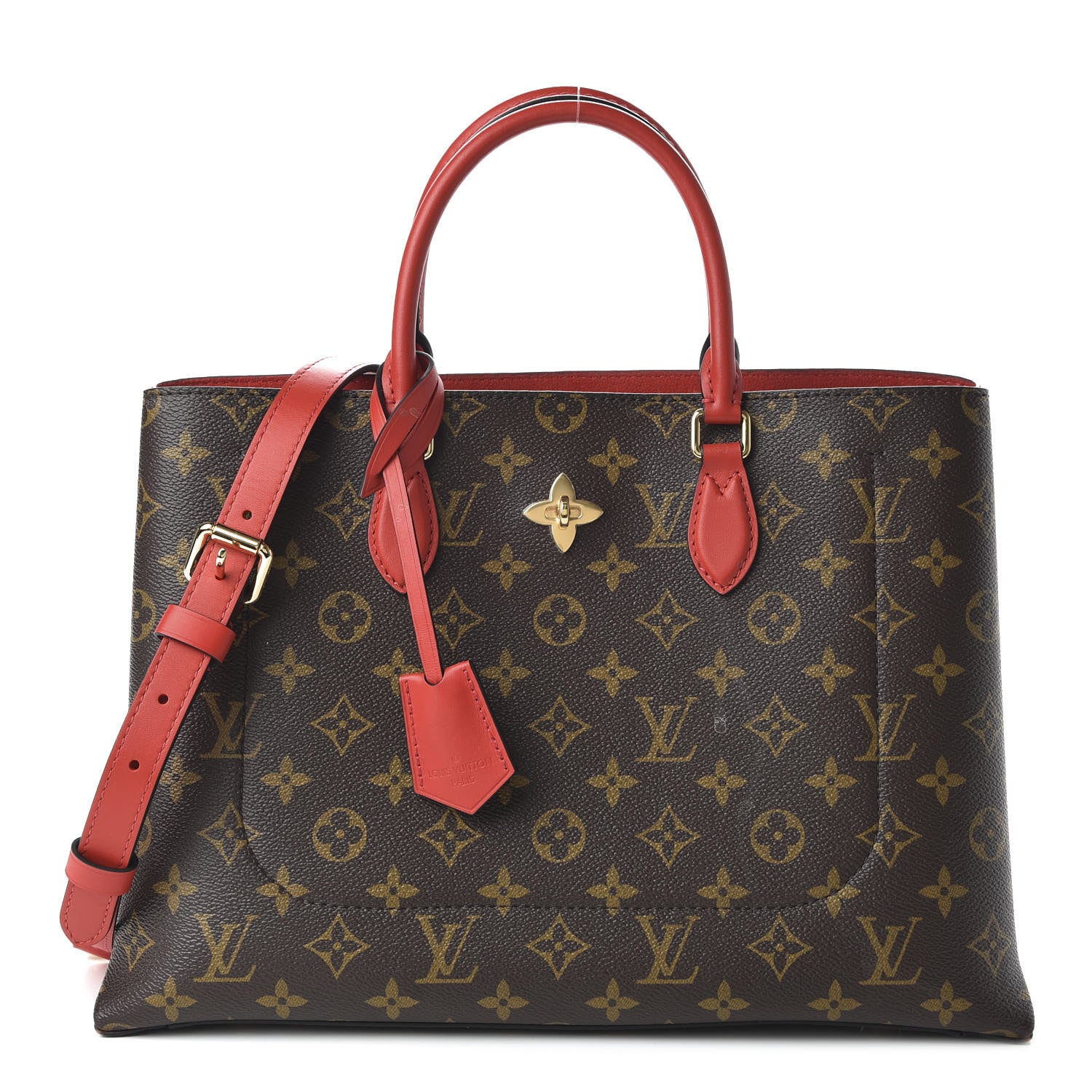 Louis Vuitton Monogram Flower Tote Coquelicot 1 of 11