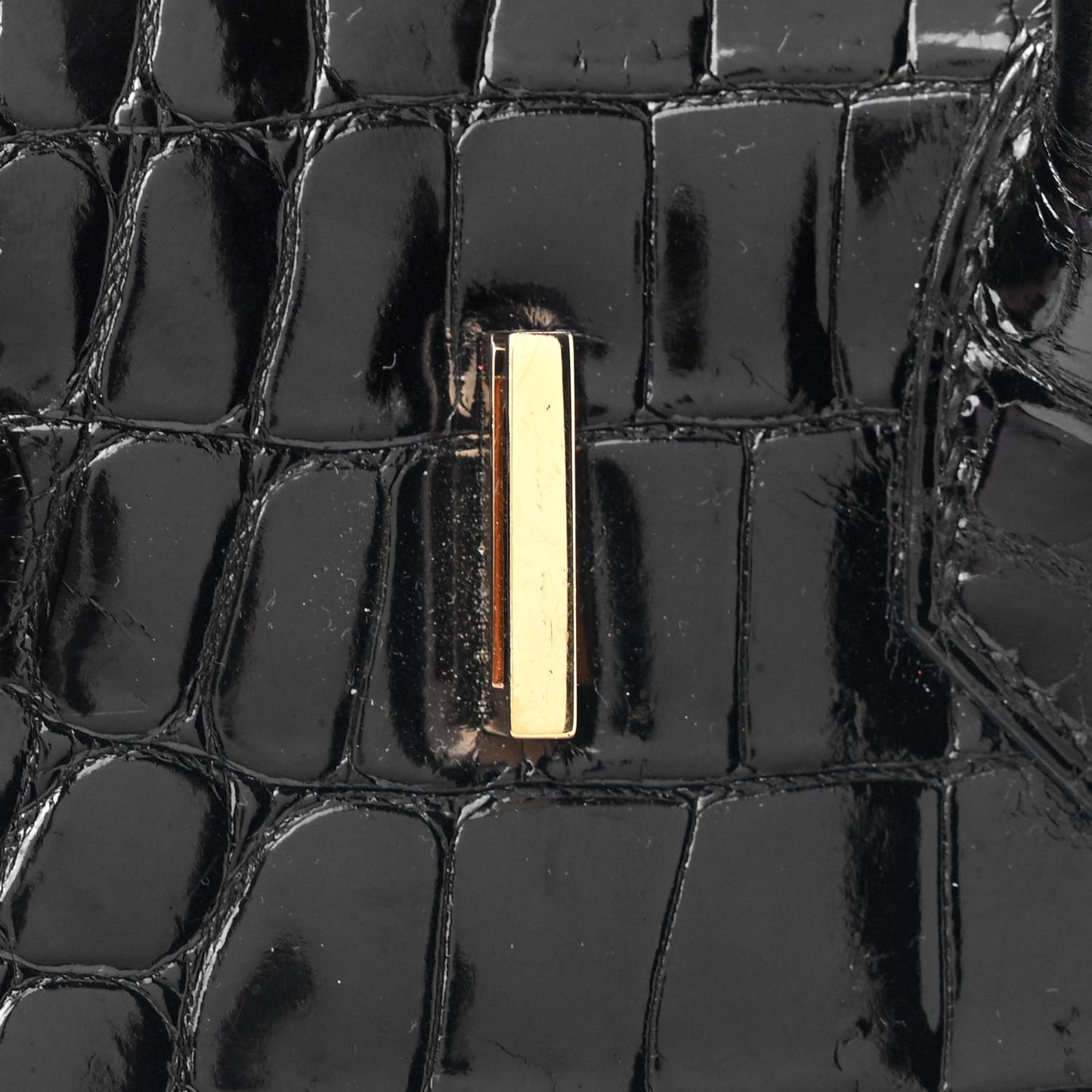 Shiny Niloticus Crocodile Birkin 30 Black