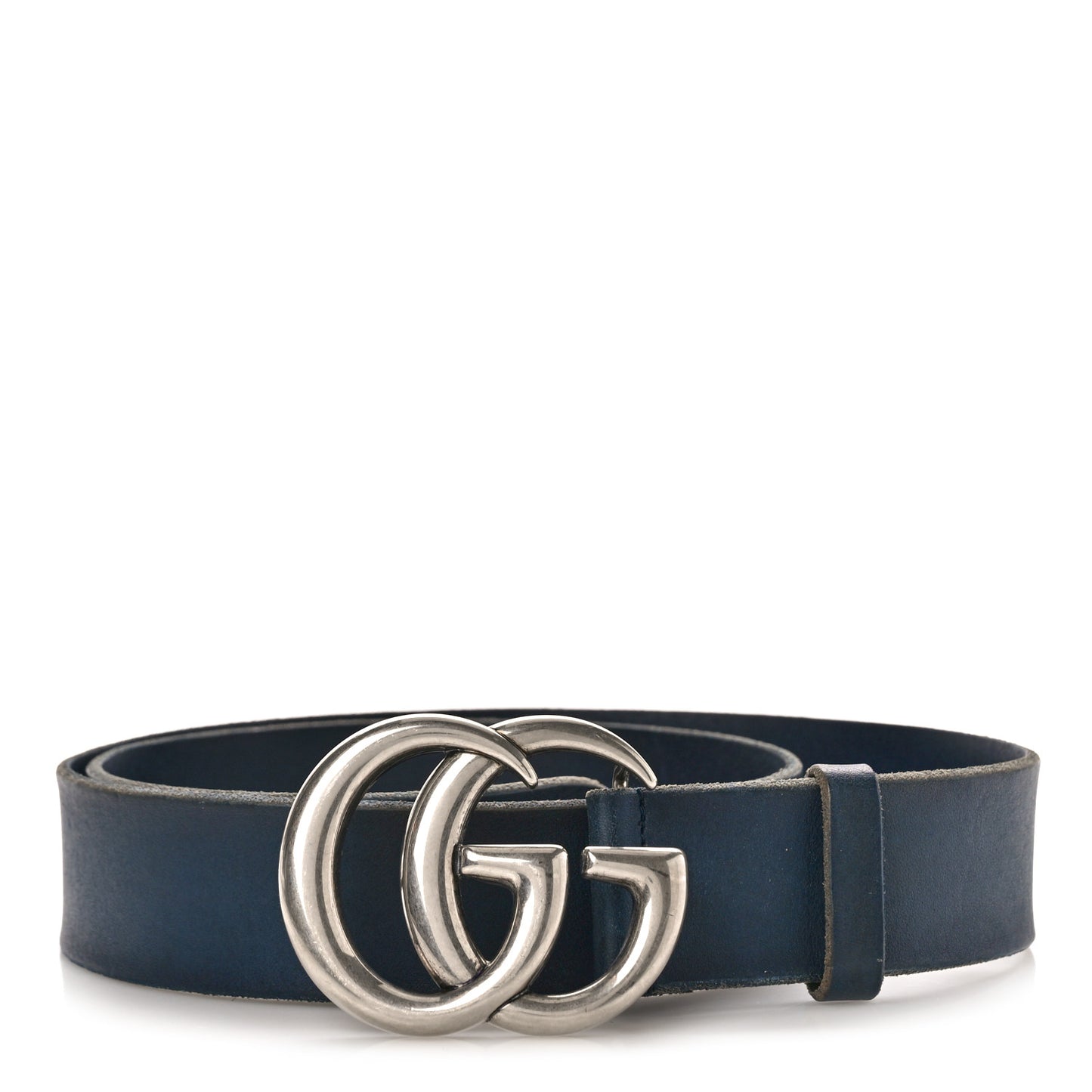 Cuoio Toscano Nickel Double Double G 40mm Belt 90 36 Blue