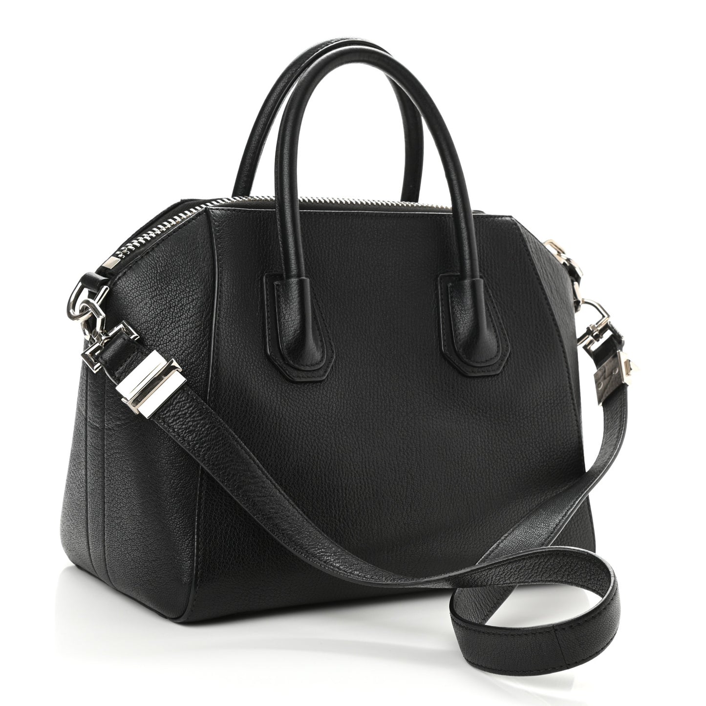 Sugar Goatskin Small Antigona Black