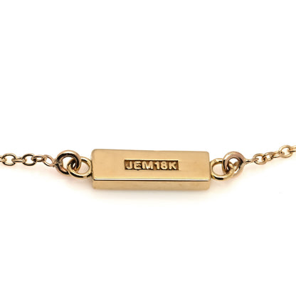 Jennifer Meyer 18K Yellow Gold Turquoise Inlay Bar Bracelet 4 of 4