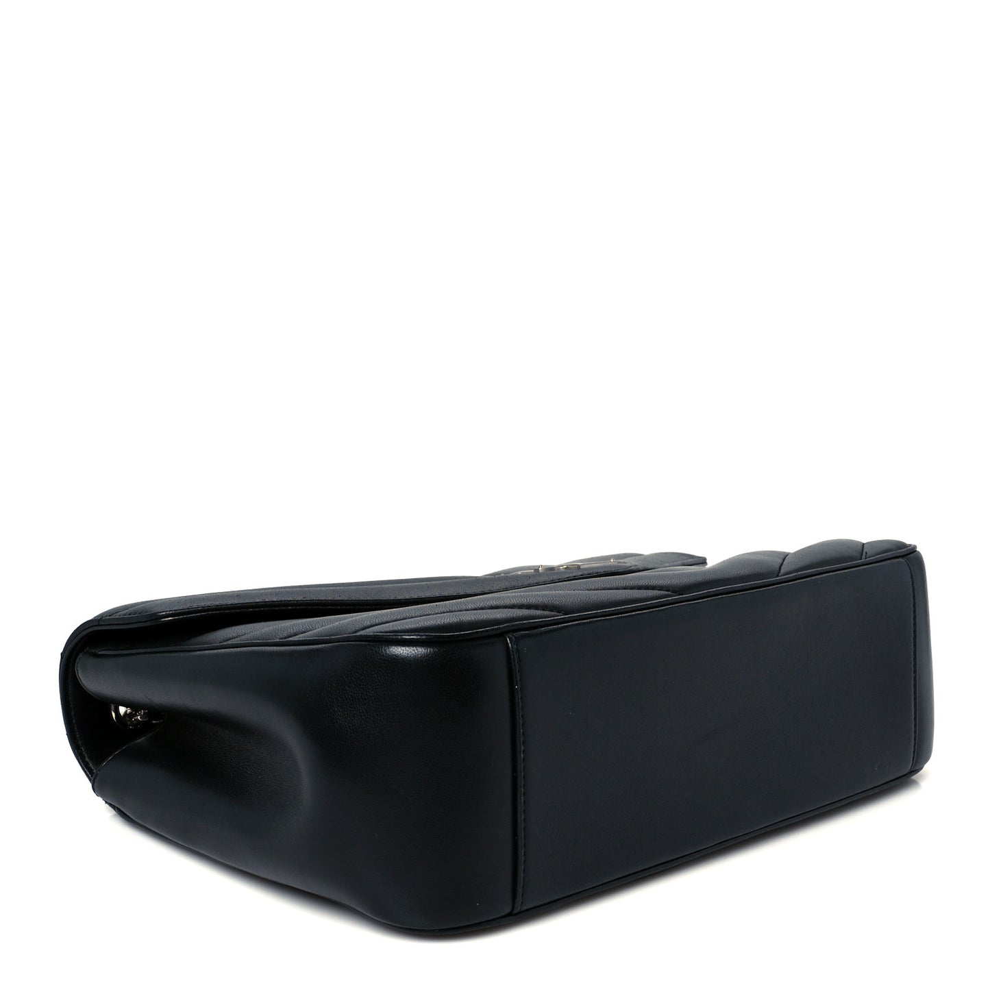 Lambskin Quilted Monogram Large LouLou Black