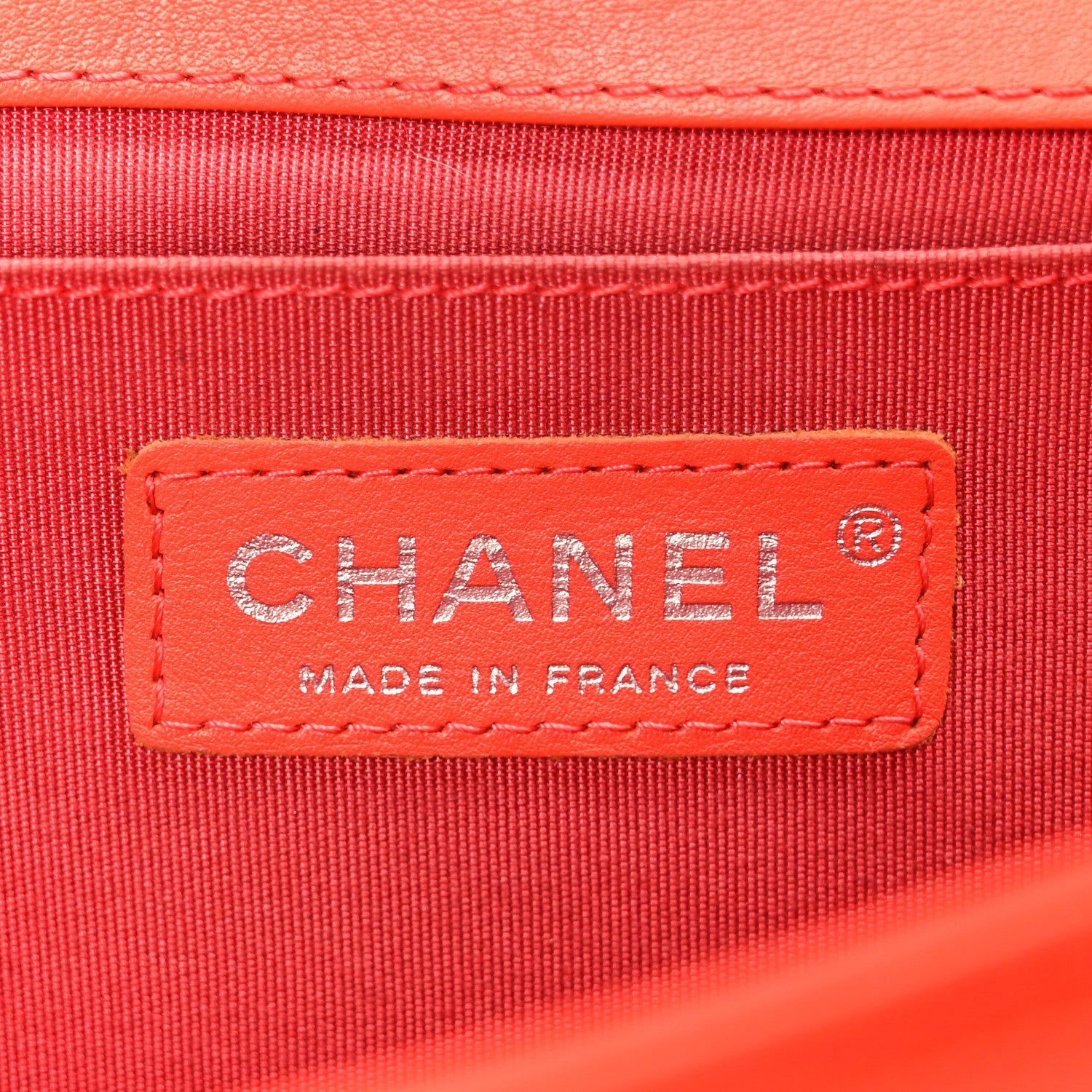 Chanel Lambskin Chevron Quilted Medium Boy Flap Red 6 of 10