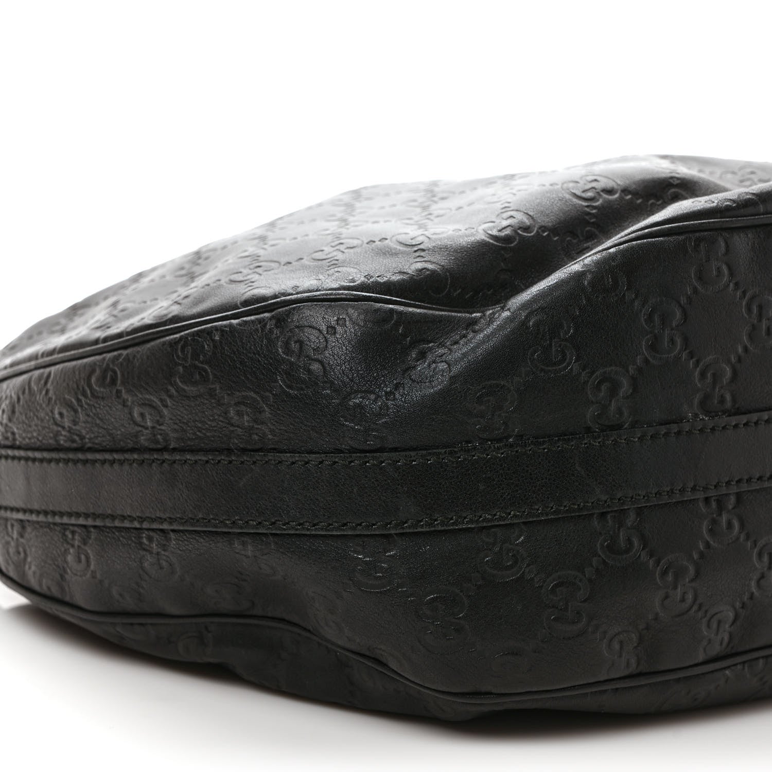 Gucci Guccissima Medium GG Twins Hobo Black 8 of 14