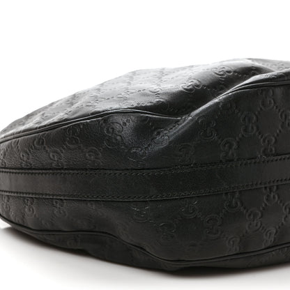 Gucci Guccissima Medium GG Twins Hobo Black 8 of 14