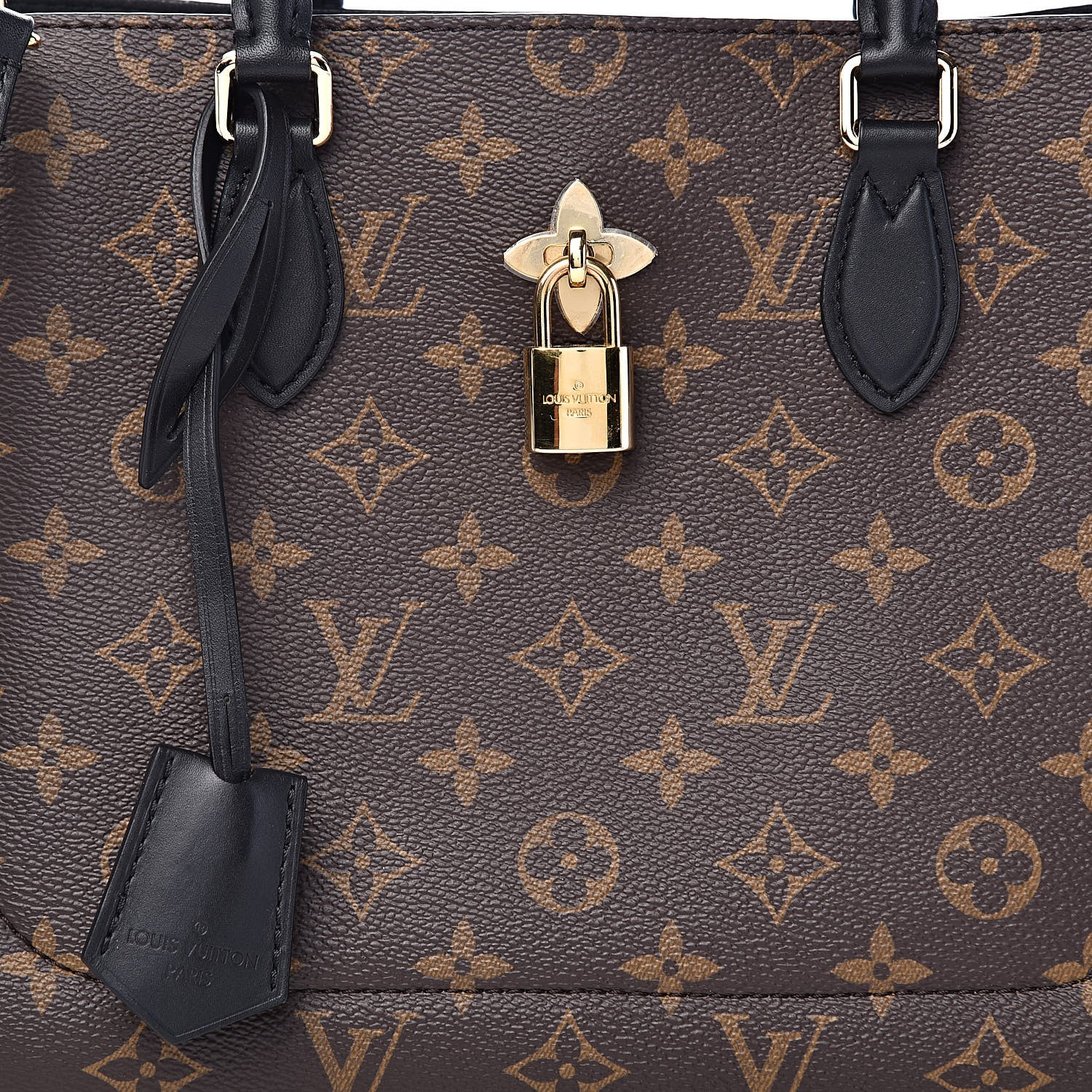 Louis Vuitton Monogram Flower Tote Black 11 of 11