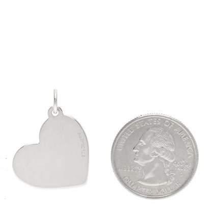 Tiffany Sterling Silver Mum Heart Charm 2 of 4