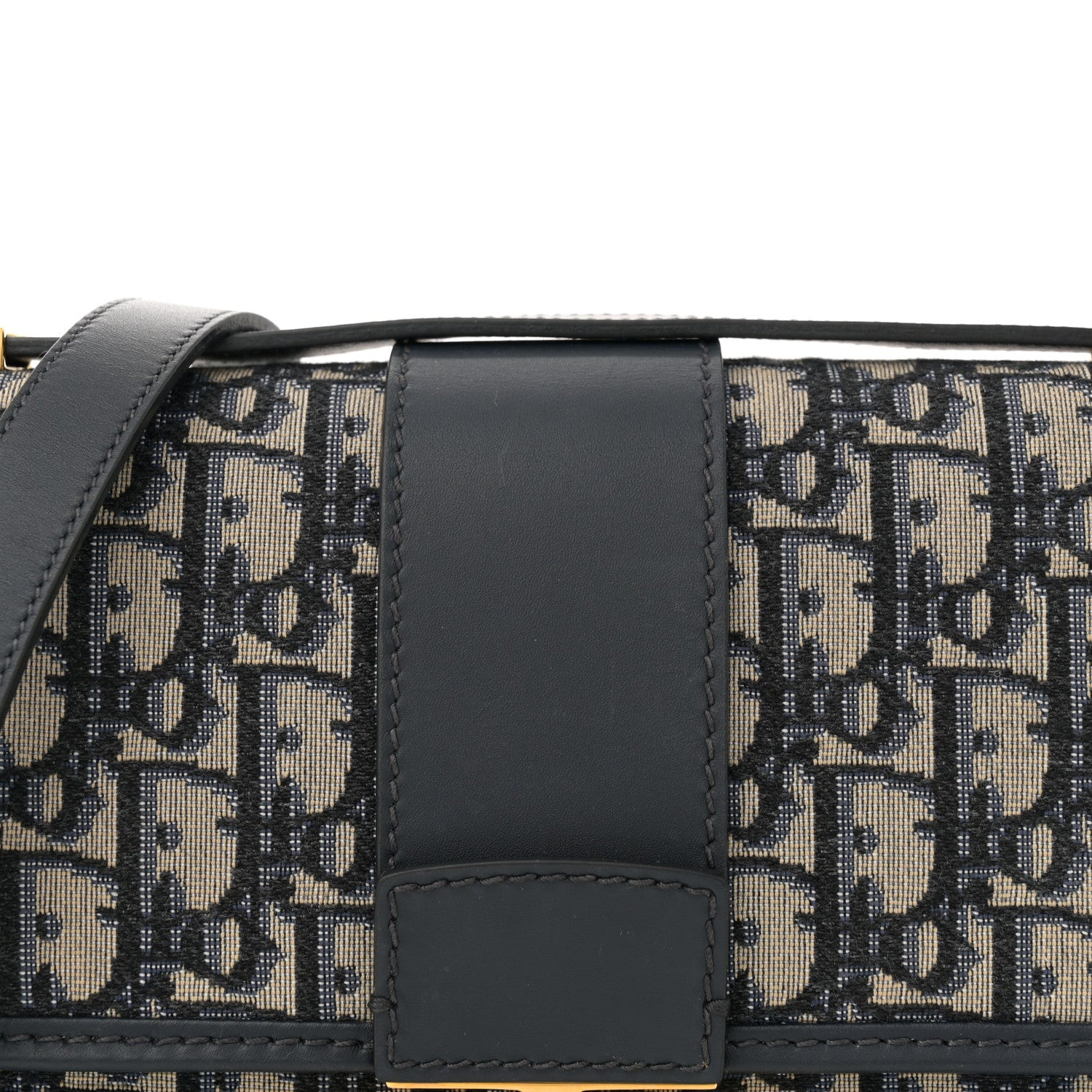 Christian Dior Oblique 30 Montaigne Flap Bag Blue 8 of 12