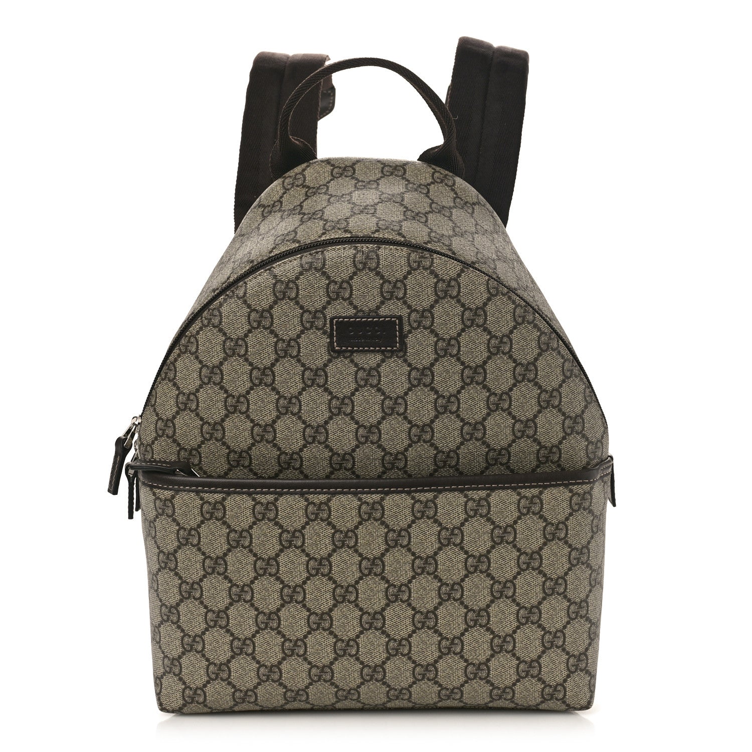Gucci GG Supreme Monogram Margaux Calfskin Childrens Day Backpack Beige Ebony Cocoa Dark Chocolate 1 of 9
