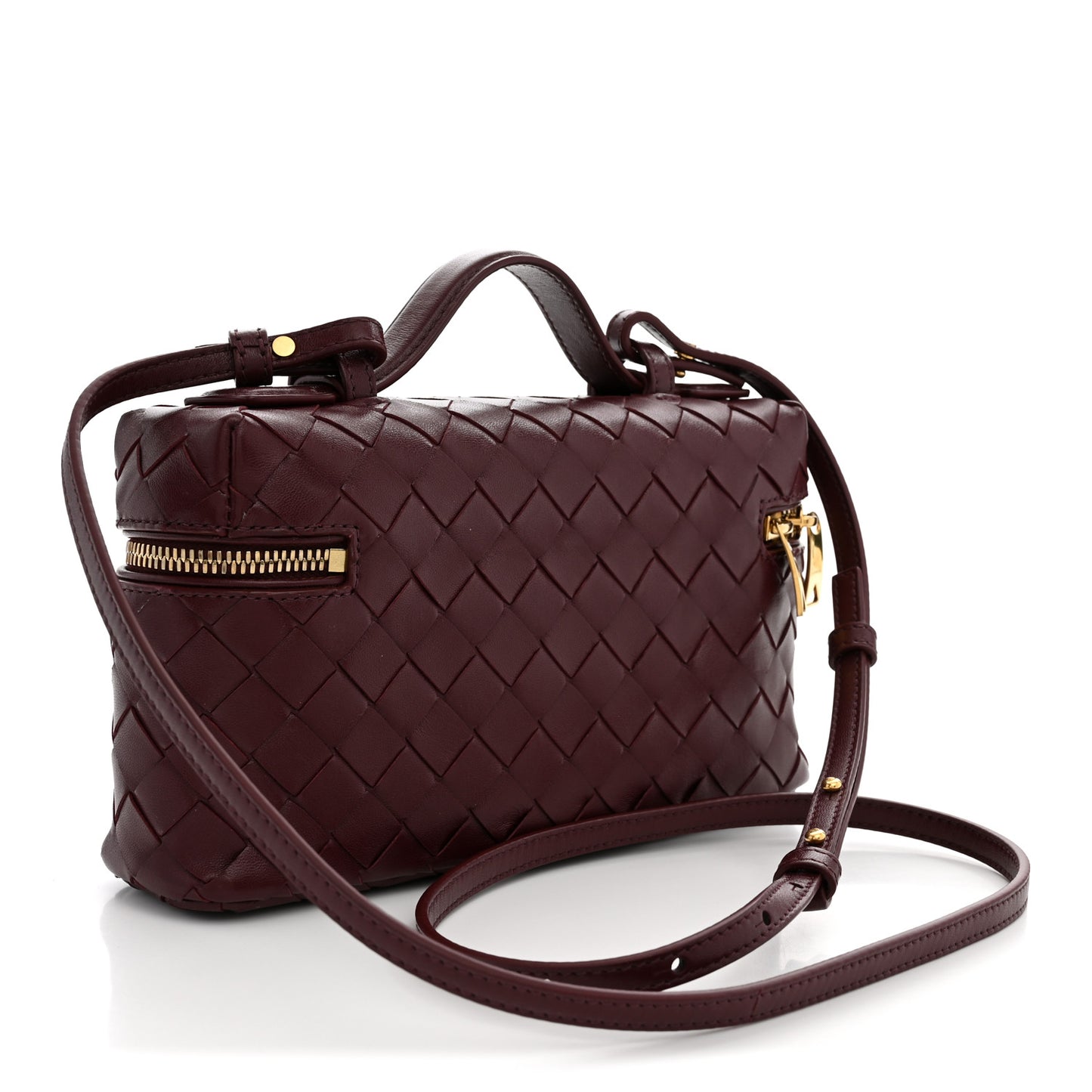 Nappa Intrecciato Bang Bang Vanity Case Barolo