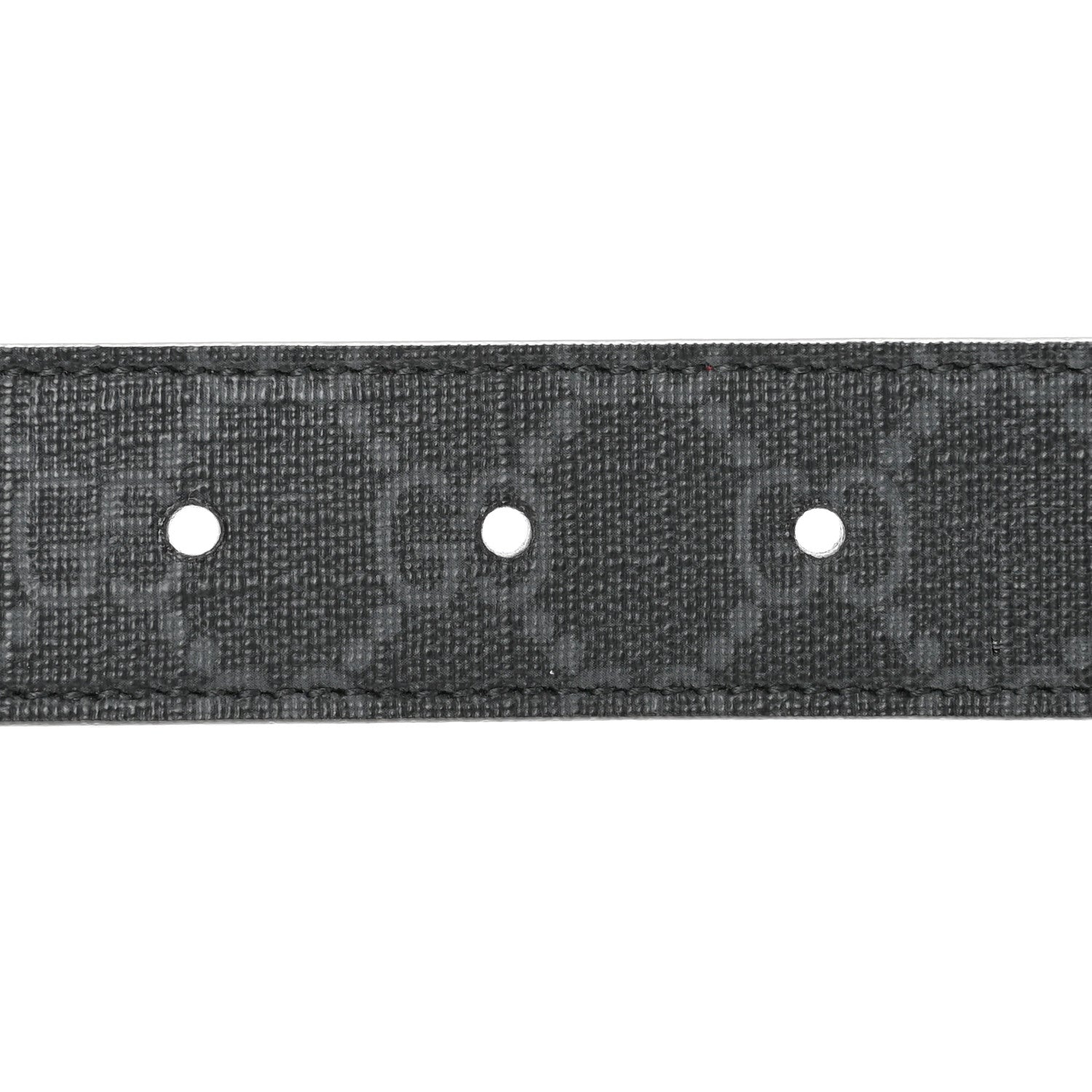 Gucci GG Supreme Enamel Double G 30mm Belt 85 34 Black New Cherry Red 3 of 7