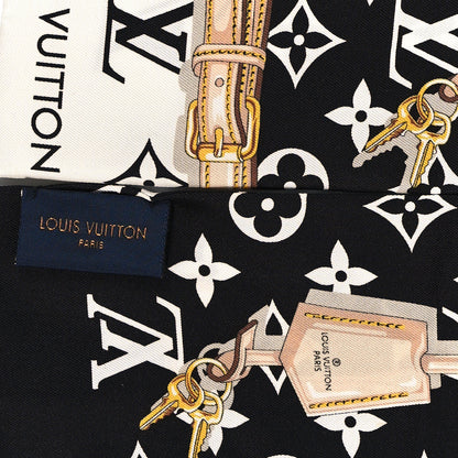 Louis Vuitton Silk Monogram Confidential Bandeau Black 3 of 4
