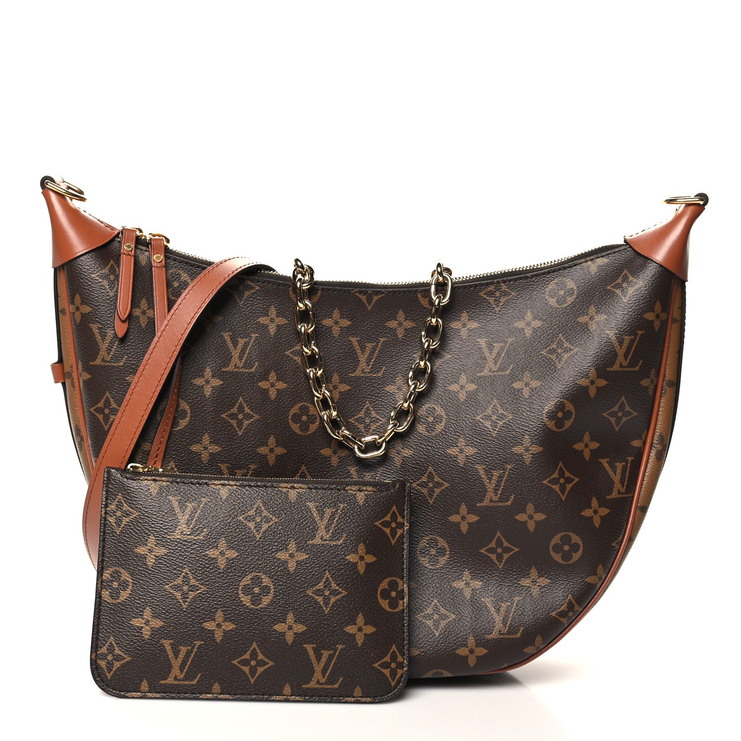 Louis Vuitton Reverse Monogram Loop Hobo 3 of 10