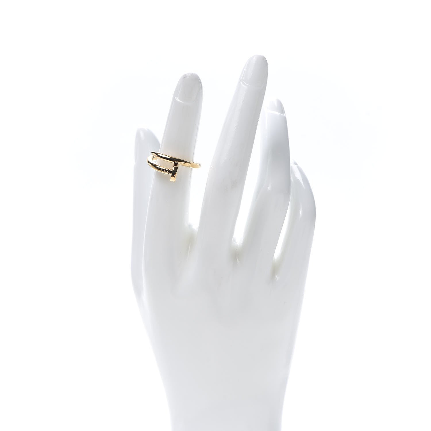 Cartier 18K Yellow Gold Juste Un Clou Ring 53 6.25 2 of 7