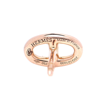 Hermes 18K Rose Gold TPM Farandole Stud Earrings 5 of 6