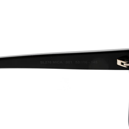 Saint Laurent Acetate Mica Cat Eye Sunglasses SL 276 Black 7 of 8