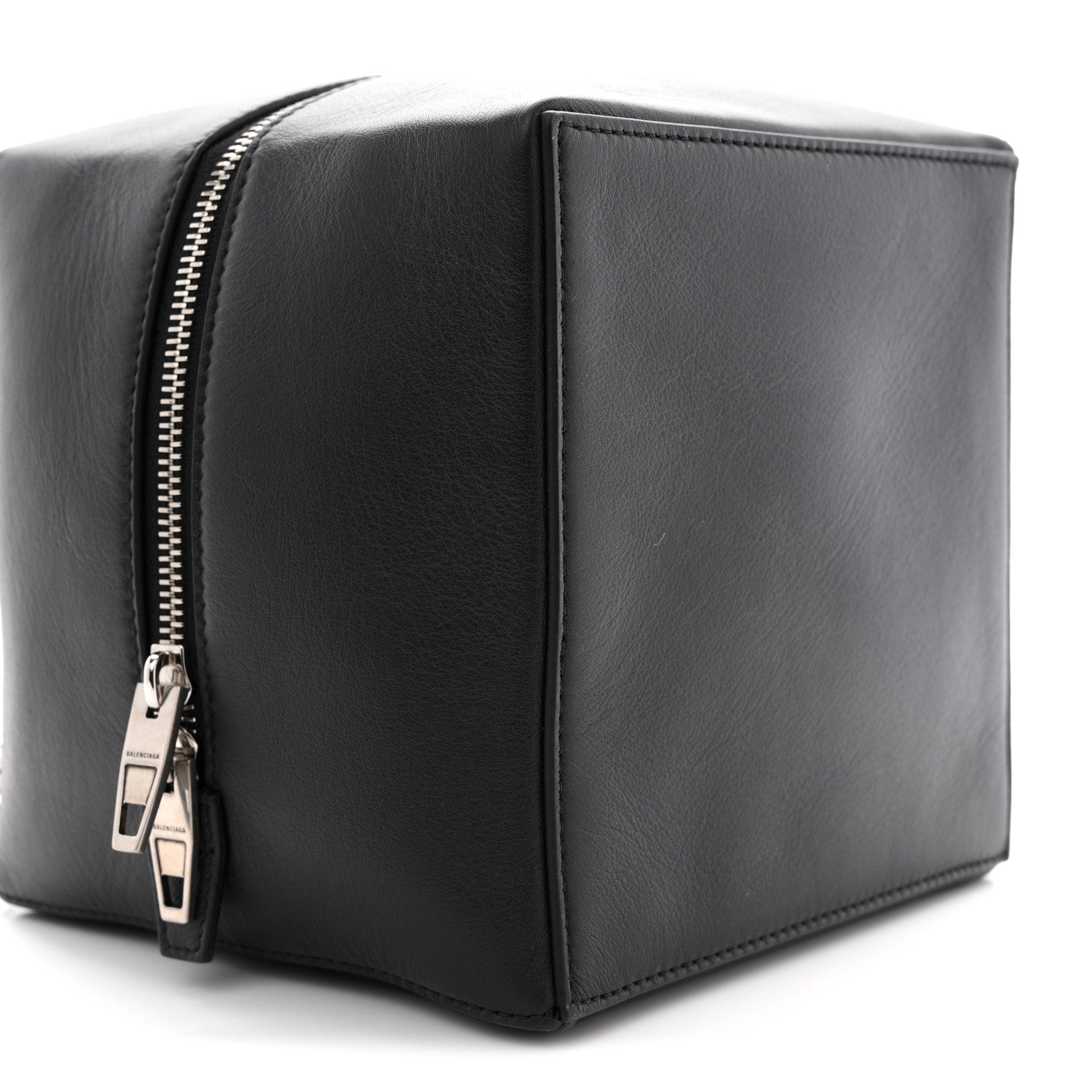 Balenciaga Dolly Calfskin 4X4 Shoulder Bag Black White 8 of 10