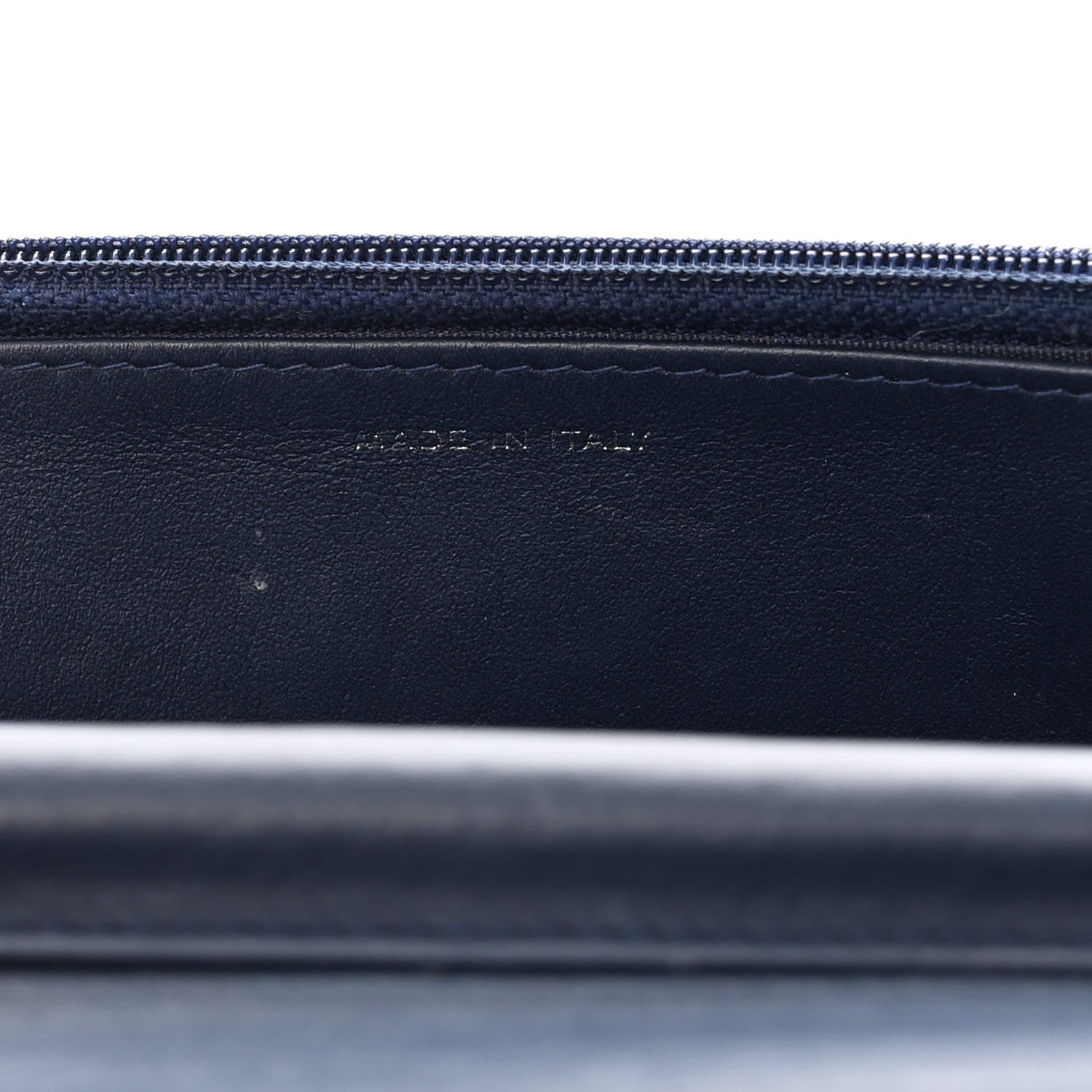 Chanel Caviar Quilted Boy Wallet On Chain WOC Navy 6 of 15