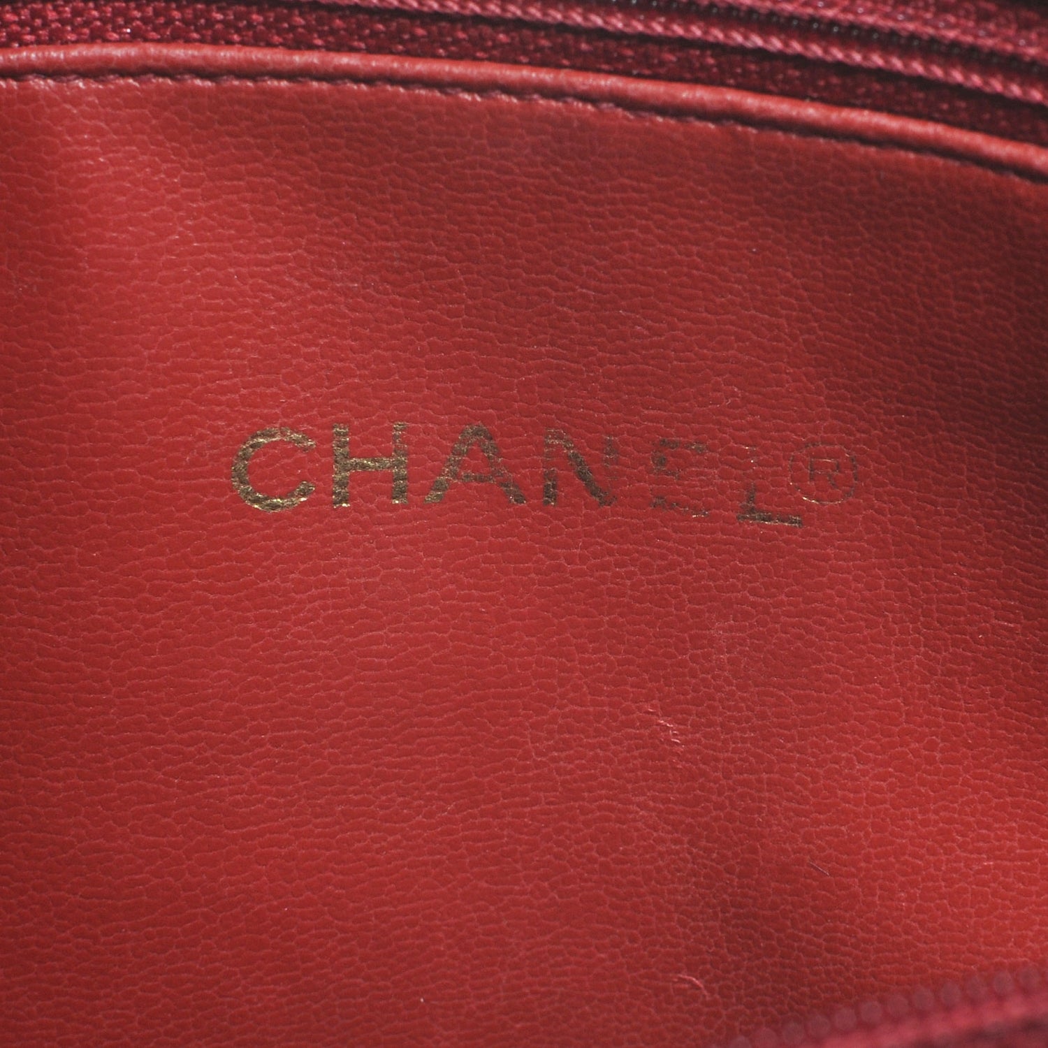 Chanel Caviar Shoulder Bag Red 6 of 7