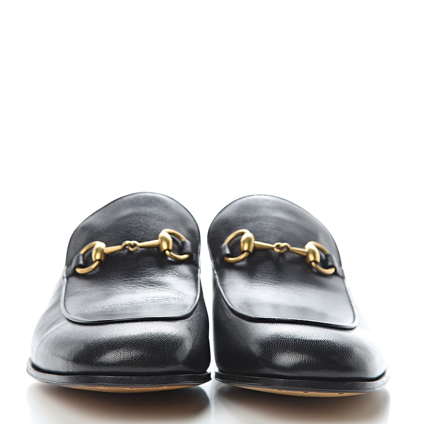 Goatskin Mens Horsebit Loafers 10.5 Black