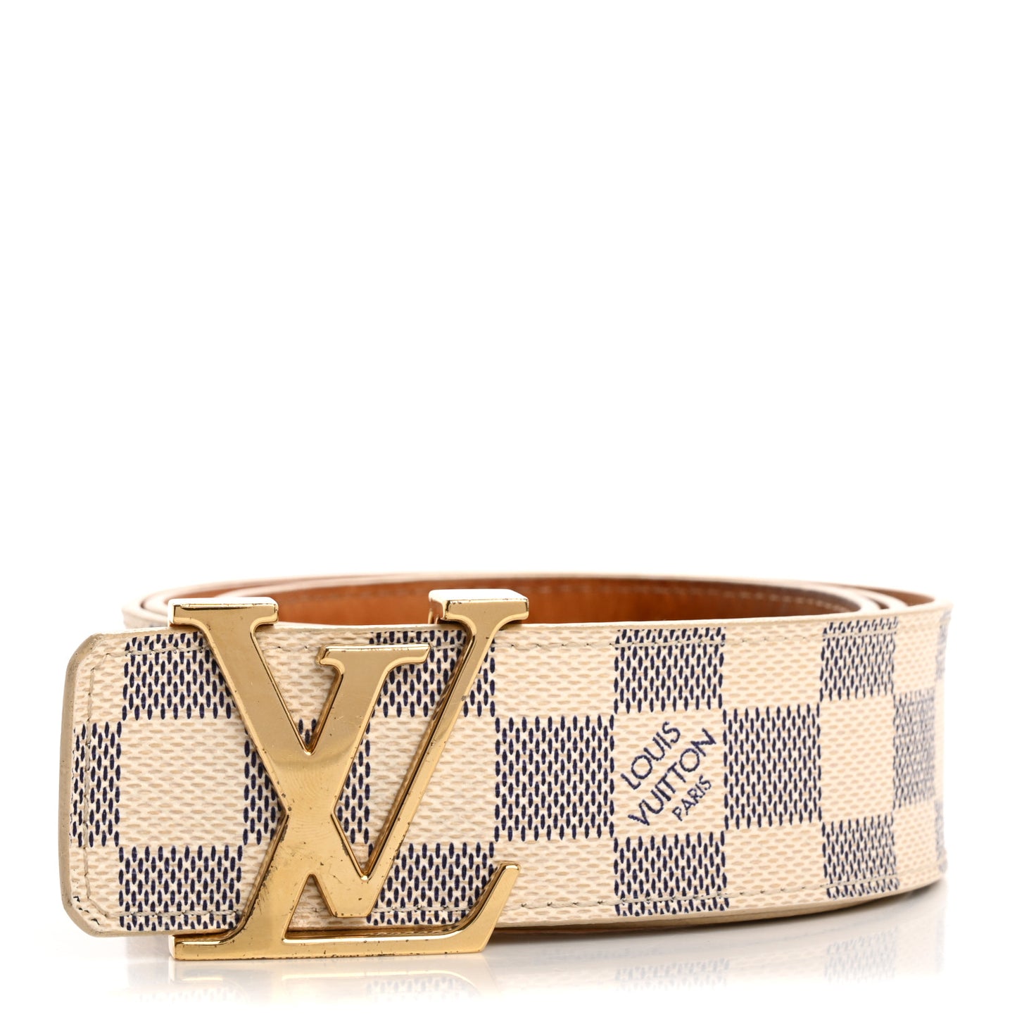 Damier Azur LV Initiales Belt 90 36