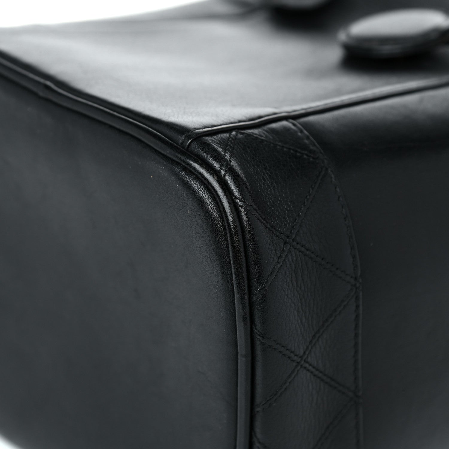 Chanel Lambskin Vanity Cosmetic Case Black 10 of 20