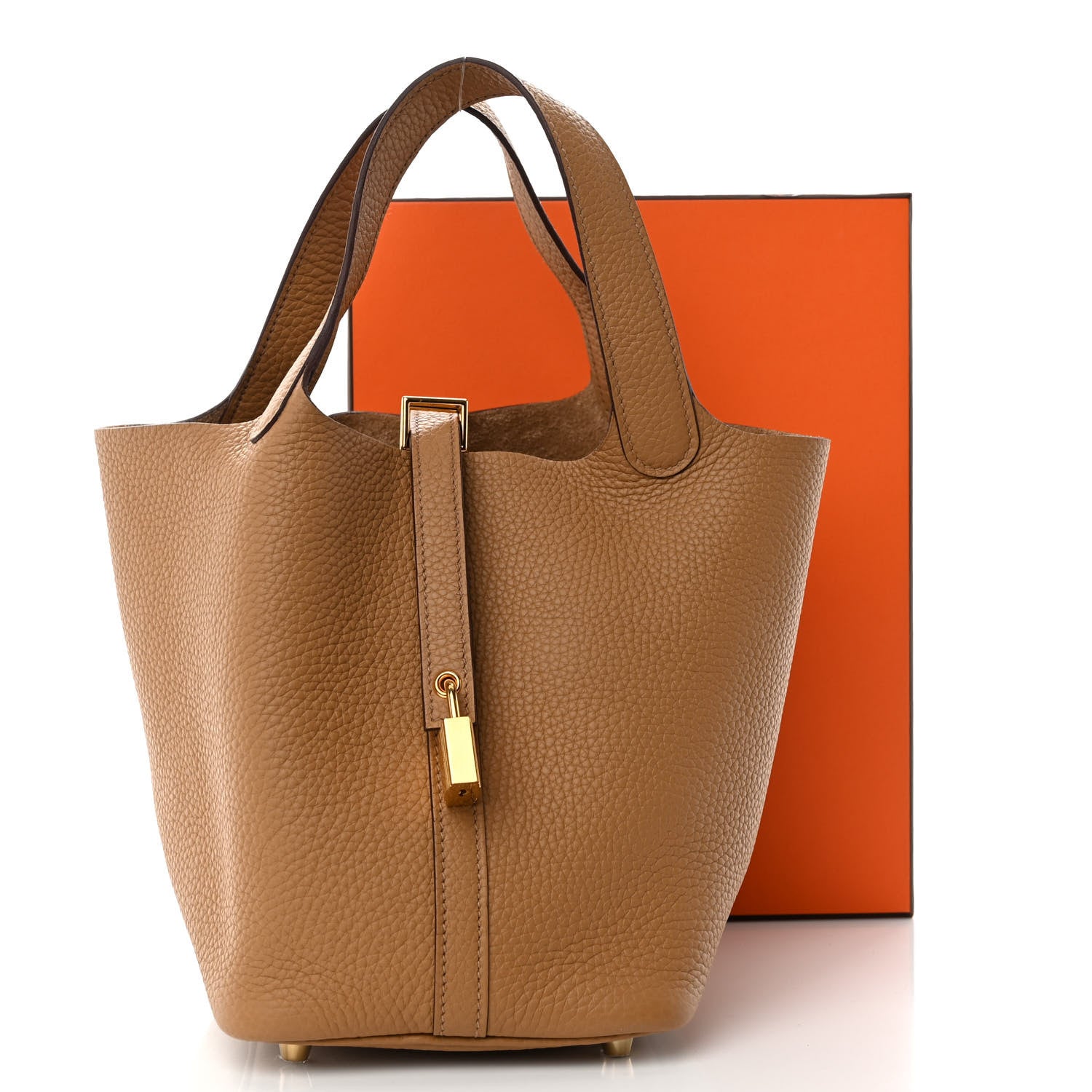 Hermes Taurillon Clemence Picotin Lock 18 PM Biscuit 11 of 11