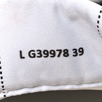 Chanel Calfskin CC Womens Sneakers 39 White Black 6 of 8