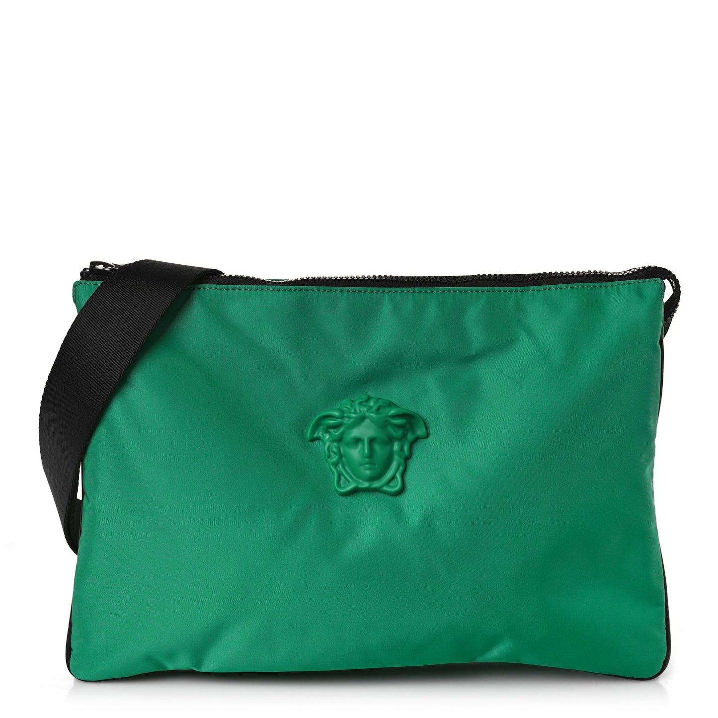 Nylon Palazzo Medusa Messenger Green