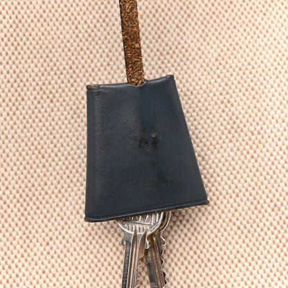Hermes Toile Vache Calfskin Herbag 30 PM Backpack Navy Bleu Natural 11 of 17