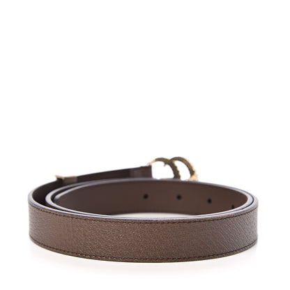 Gucci Textured Dollar Calfskin Torchon Double G 25mm Belt 85 34 New Acero 2 of 5