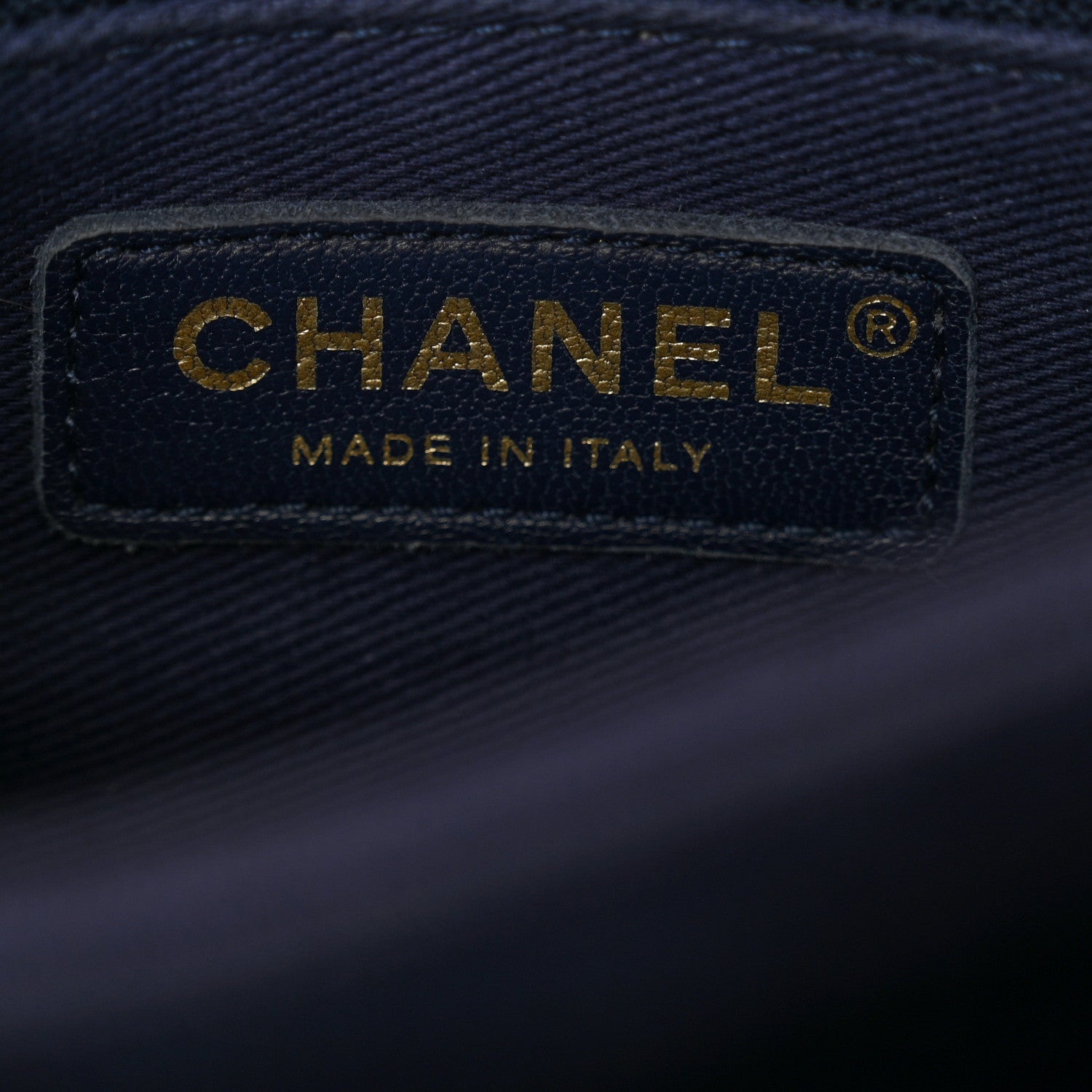 Chanel Jersey Chevron Quilted Small Trendy CC Dual Handle Flap Bag Navy Blue 7 of 16