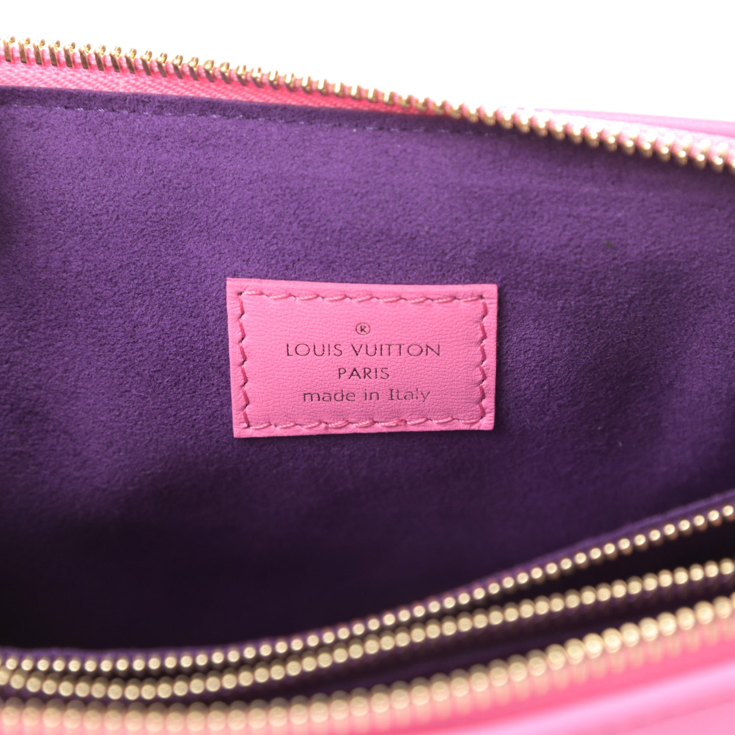 Louis Vuitton Lambskin Embossed Monogram Vuittamins Coussin PM Rose Violet 8 of 12