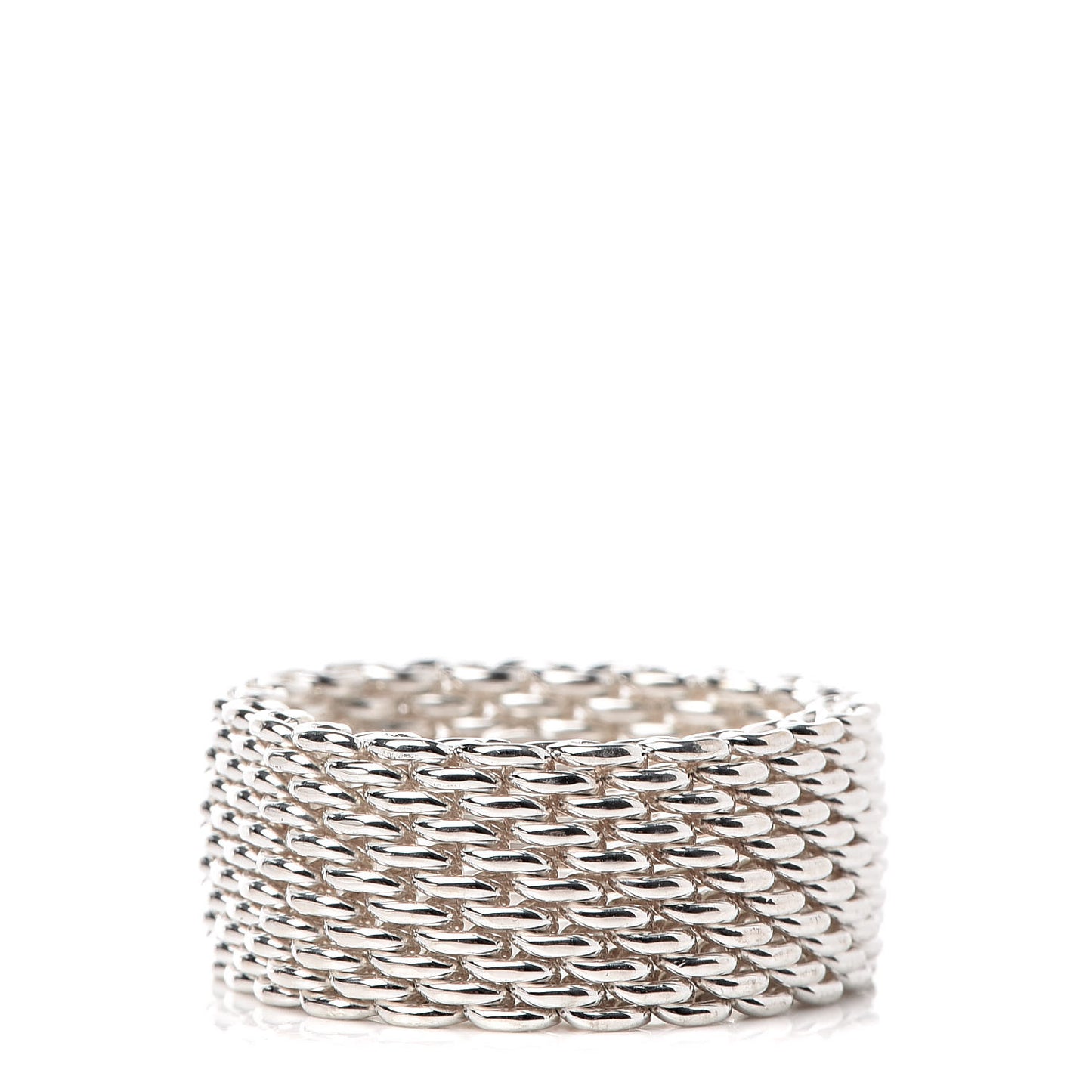 Sterling Silver Mesh Somerset Ring 59 8.75