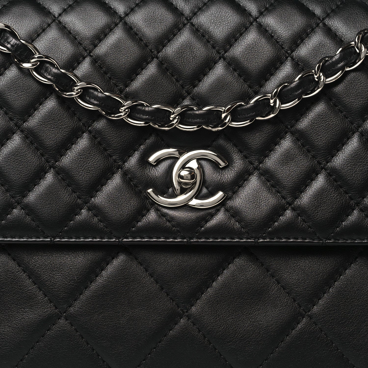 Chanel Calfskin Quilted In The Business Flap Bag Black 8 of 11