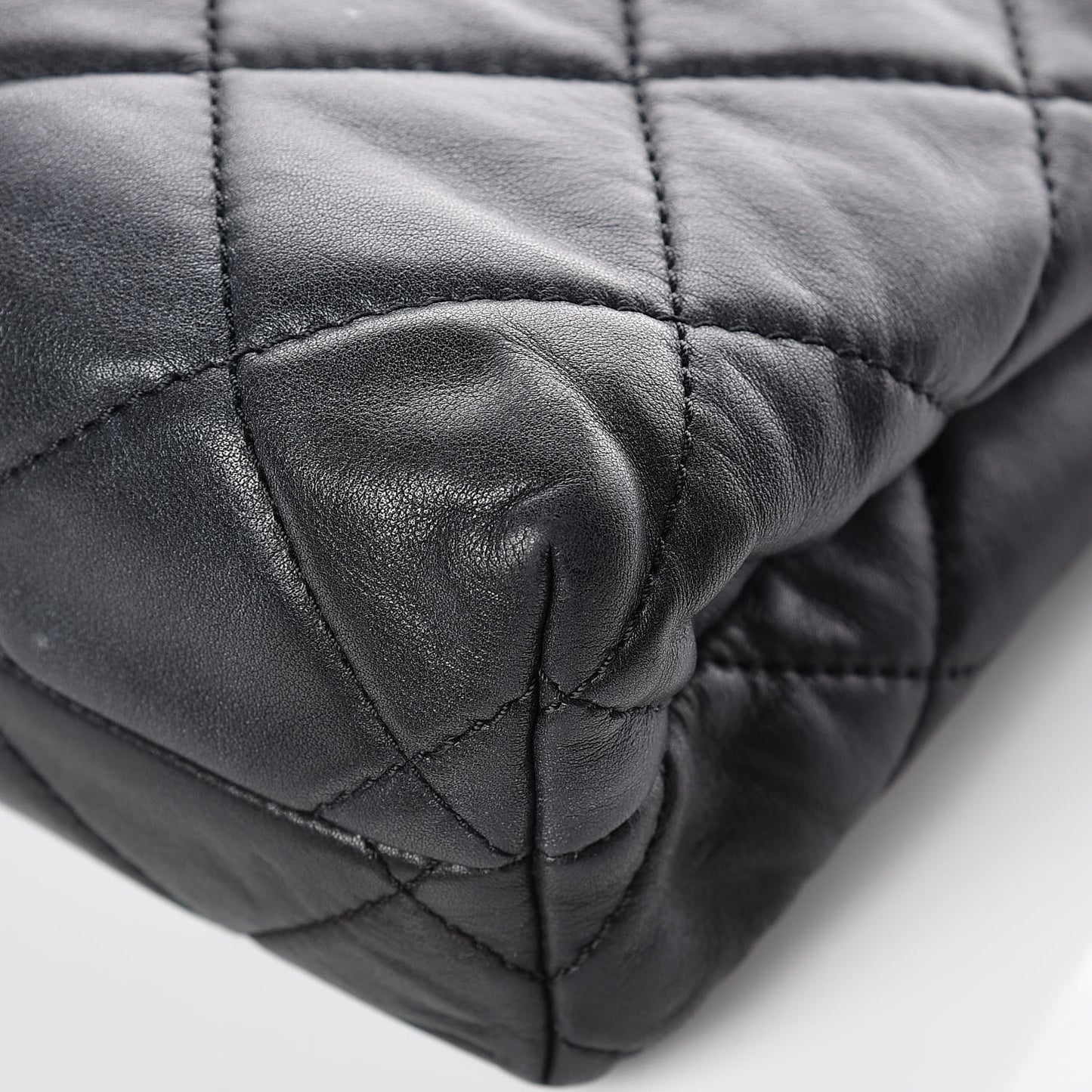 Calfskin Quilted In The Business Flap Bag Black