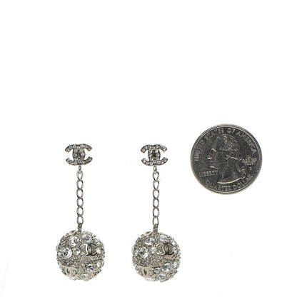 Chanel Crystal CC Dangle Earrings 2 of 5