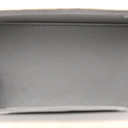 Chanel Lambskin Quilted Metal Small Top Handle Vanity Case With Chain Grey 5 of 11