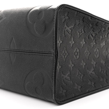 Louis Vuitton Empreinte Monogram Giant OnTheGo MM Black 9 of 11