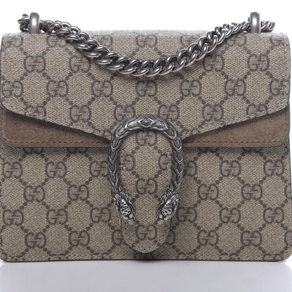 Gucci GG Supreme Monogram Mini Dionysus Shoulder Bag Taupe 11 of 11