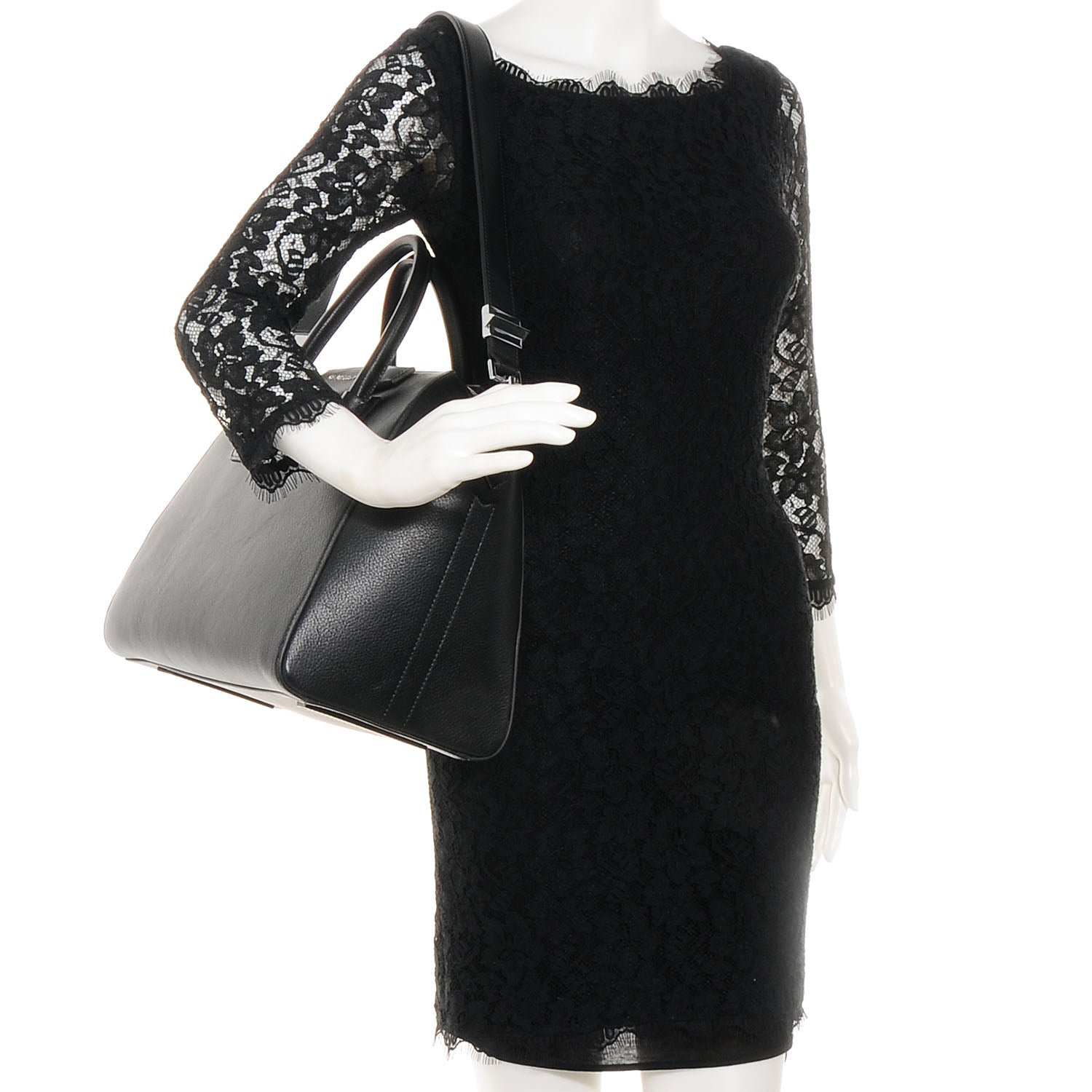 Givenchy Sugar Goatskin Medium Antigona Black 2 of 12