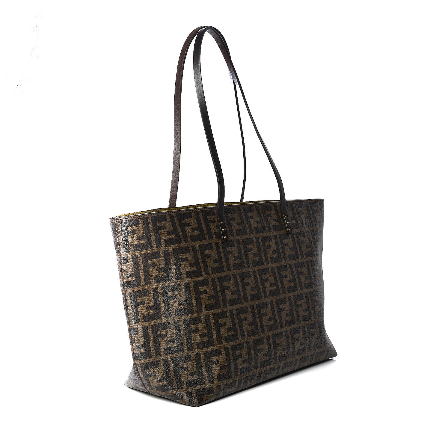 Zucca Spalmati Small Roll Tote Tobacco Yellow