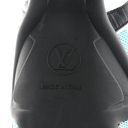 Louis Vuitton Calfskin Archlight Slingback Pumps 37.5 Black Blue 6 of 10